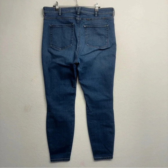 Duluth Trading Asset Management High Rise Skinny Jeans 14 Short Blue - Picture 2 of 7